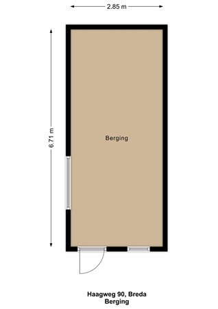 Floor plan - Haagweg 90, 4814 GG Breda 